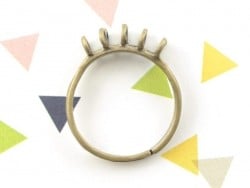 Acheter Bague 10 anneaux - couleur bronze - 2,29 € en ligne sur La Petite Epicerie - Loisirs créatifs