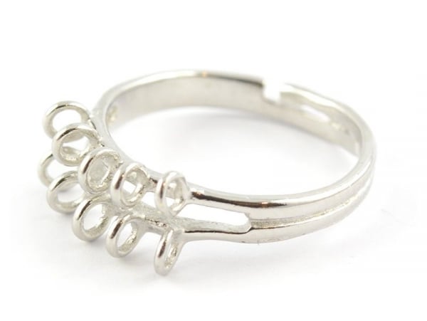 Acheter Bague 10 anneaux - couleur argent - 2,29 € en ligne sur La Petite Epicerie - Loisirs créatifs