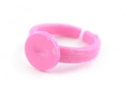 Acheter Support de bague pour enfant en plastique - rose vif - 0,19 € en ligne sur La Petite Epicerie - Loisirs créatifs