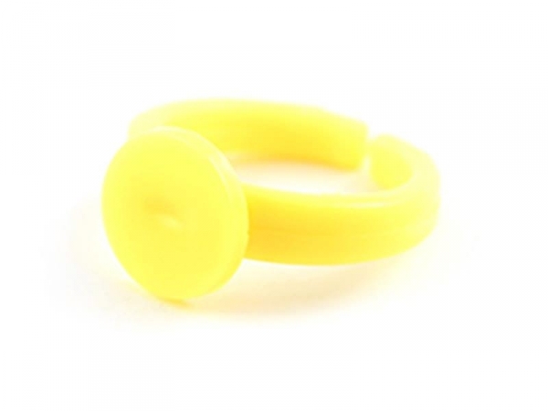 Acheter Support de bague pour enfant en plastique - jaune - 0,29 € en ligne sur La Petite Epicerie - Loisirs créatifs