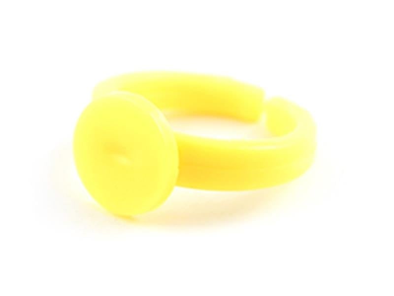 Acheter Support de bague pour enfant en plastique - jaune - 0,29 € en ligne sur La Petite Epicerie - Loisirs créatifs