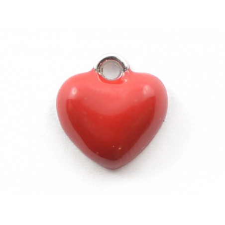Acheter Breloque émaillée - coeur rouge - 0,99 € en ligne sur La Petite Epicerie - Loisirs créatifs
