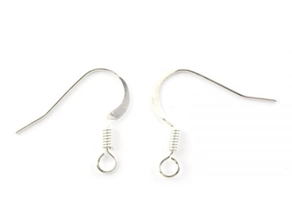 Acheter 10 paires de boucles d'oreilles - crochets plats - couleur argenté clair - 2,19 € en ligne sur La Petite Epicerie - L...