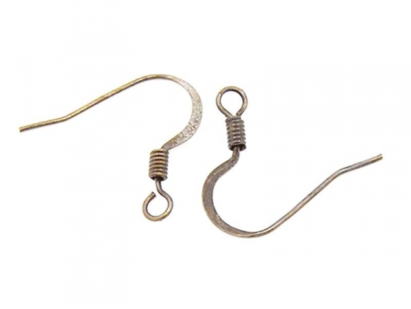 Acheter 10 paires de boucles d'oreilles - crochets plats - couleur bronze - 2,19 € en ligne sur La Petite Epicerie - Loisirs ...
