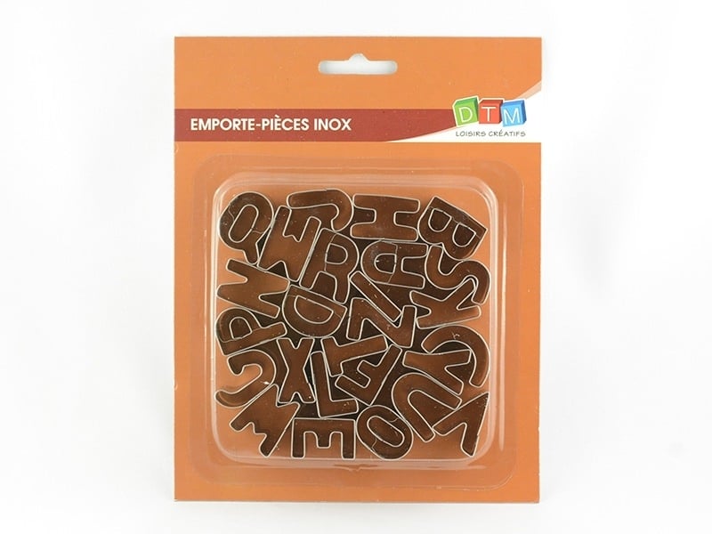 Acheter Emporte-pièces alphabet en inox - 14,99 € en ligne sur La Petite Epicerie - Loisirs créatifs