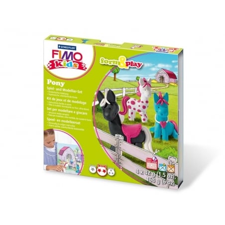 Acheter Kit de modelage et jeux - poney - 10,99 € en ligne sur La Petite Epicerie - Loisirs créatifs