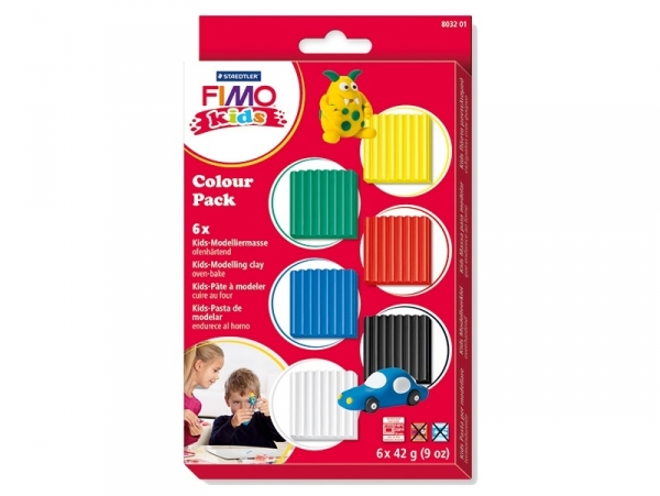 Acheter 6 fimo kids - couleurs primaires - 11,99 € en ligne sur La Petite Epicerie - Loisirs créatifs