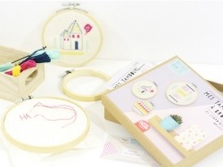 Acheter KIT MKMI - Mes tambours à broder - DIY - 18,99 € en ligne sur La Petite Epicerie - Loisirs créatifs