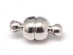 Acheter 1 petit fermoir aimanté rond - couleur argenté foncé - 0,89 € en ligne sur La Petite Epicerie - Loisirs créatifs