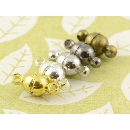 Acheter 1 petit fermoir aimanté rond - couleur doré - 0,89 € en ligne sur La Petite Epicerie - Loisirs créatifs