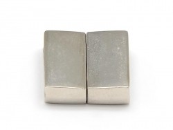 Acheter Fermoir aimanté rectangulaire 16 mm - couleur argenté - 3,80 € en ligne sur La Petite Epicerie - Loisirs créatifs