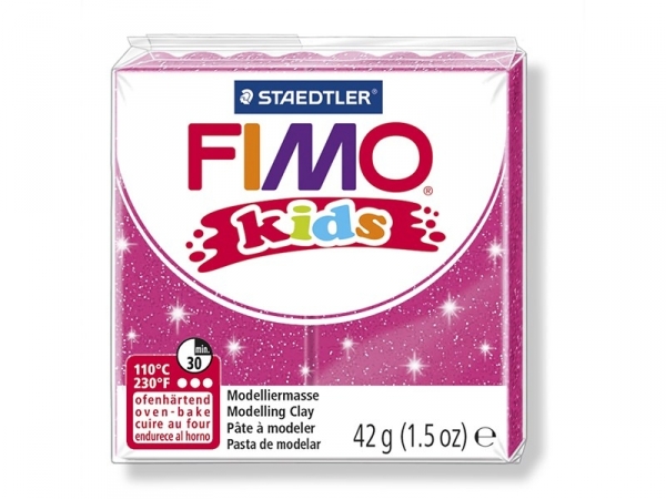 Fimo Kids - glitter pink no. 262 Fimo Kids - glitter pink no. 262