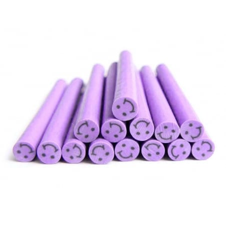 Acheter Cane sourire Violet- en pâte polymère pour le modelage - 0,49 € en ligne sur La Petite Epicerie - Loisirs créatifs