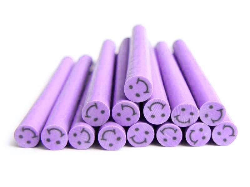 Acheter Cane sourire Violet- en pâte polymère pour le modelage - 0,49 € en ligne sur La Petite Epicerie - Loisirs créatifs