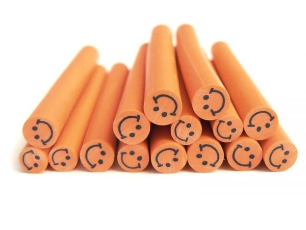Acheter Cane sourire Orange- en pâte polymère pour le modelage - 0,49 € en ligne sur La Petite Epicerie - Loisirs créatifs