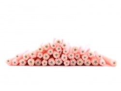 Acheter Cane fimo fleur rose au coeur noir - 0,49 € en ligne sur La Petite Epicerie - Loisirs créatifs