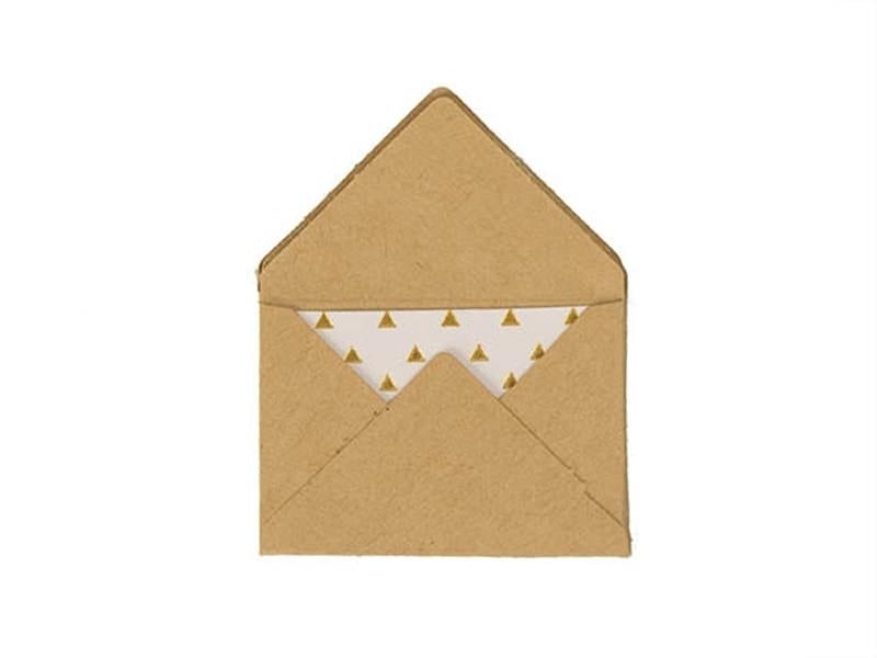 Acheter 10 mini enveloppes et cartes - kraft - 5,30 € en ligne sur La Petite Epicerie - Loisirs créatifs