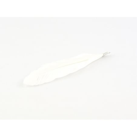 Acheter Une plume breloque - blanc - 0,59 € en ligne sur La Petite Epicerie - Loisirs créatifs
