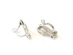 Acheter 1 paire de boucles d'oreilles clip - argenté - 0,39 € en ligne sur La Petite Epicerie - Loisirs créatifs