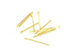 Acheter 10 clous à tête plate doré - 20 mm - 1,09 € en ligne sur La Petite Epicerie - Loisirs créatifs