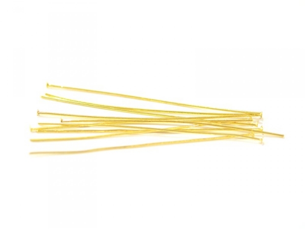 Acheter 10 clous à tête plate doré - 70 mm - 0,59 € en ligne sur La Petite Epicerie - Loisirs créatifs