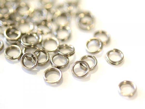 Acheter 100 anneaux doubles métal noir - 5 mm - 0,59 € en ligne sur La Petite Epicerie - Loisirs créatifs