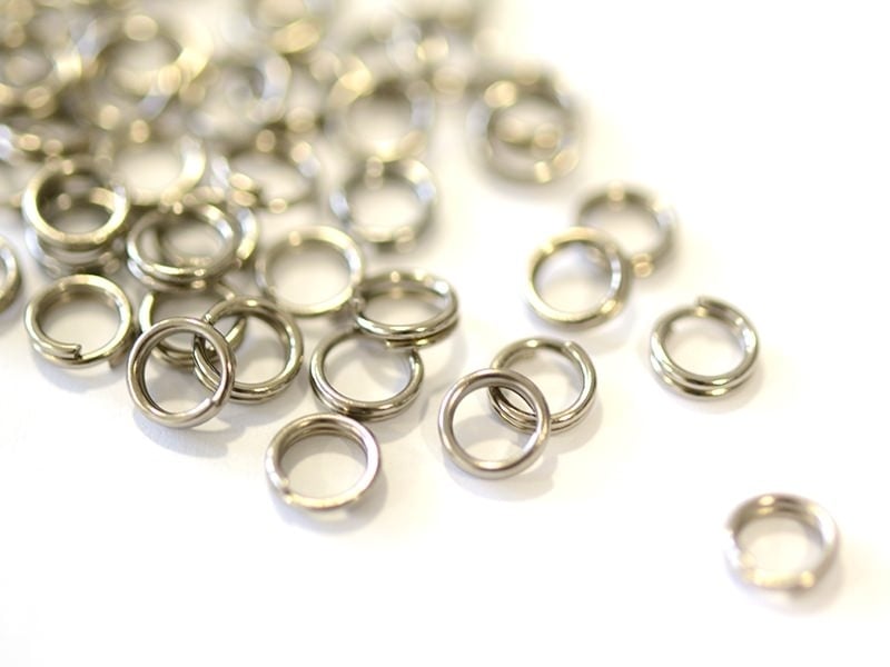 Acheter 100 anneaux doubles métal noir - 5 mm - 0,59 € en ligne sur La Petite Epicerie - Loisirs créatifs