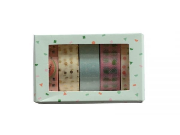 Acheter Set de 5 masking tapes - pastèque / ananas - 13,90 € en ligne sur La Petite Epicerie - Loisirs créatifs