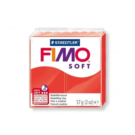 Acheter Pâte Fimo Soft Rouge Indien 24 - 2,19 € en ligne sur La Petite Epicerie - Loisirs créatifs