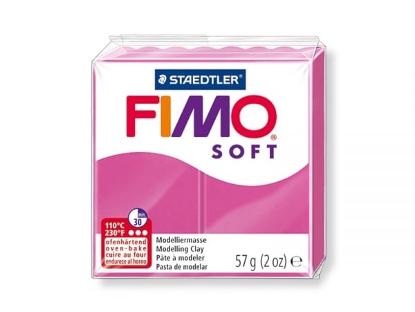 Acheter Pâte Fimo Soft rose Framboise 22 - 1,99 € en ligne sur La Petite Epicerie - Loisirs créatifs