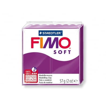 Acheter Pâte Fimo Soft Violet 61 - 1,99 € en ligne sur La Petite Epicerie - Loisirs créatifs
