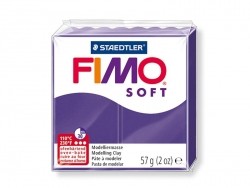 Acheter Pâte Fimo Soft Prune 63 - 2,19 € en ligne sur La Petite Epicerie - Loisirs créatifs