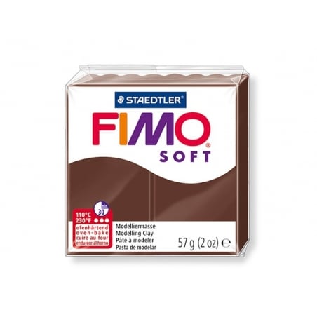 Acheter Pâte Fimo Soft Chocolat 75 - 1,79 € en ligne sur La Petite Epicerie - Loisirs créatifs