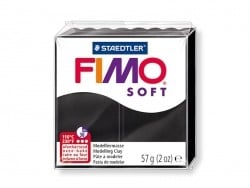 Acheter Pâte Fimo Soft Noir 9 - 1,79 € en ligne sur La Petite Epicerie - Loisirs créatifs