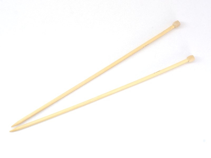 Aiguilles à tricoter en bambou circulaires à double pointe pour tricoter avec tube en plastique coloré 40 cm/15.7 in