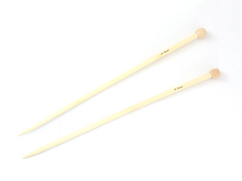 Naturelle Bambou 8mm Aiguille à Tricoter Circulaire 50cm Longueur 