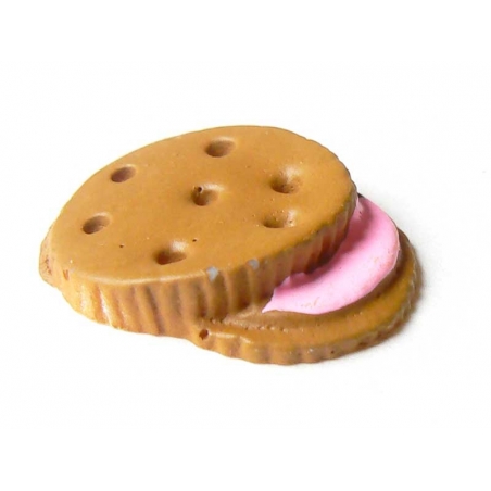 Acheter Cabochon biscuit chocolat fourré à la fraise - 0,89 € en ligne sur La Petite Epicerie - Loisirs créatifs
