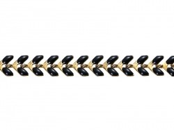 Acheter Chaîne épi émaillée noire - 50 cm - 6,40 € en ligne sur La Petite Epicerie - Loisirs créatifs