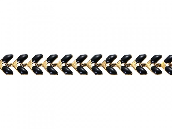 Acheter Chaîne épi émaillée noire - 50 cm - 6,40 € en ligne sur La Petite Epicerie - Loisirs créatifs