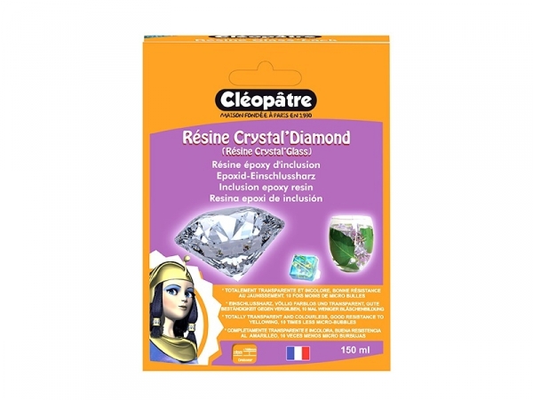 Acheter Résine d'inclusion "Crystal'Diamond" 150 mL - transparent - 14,90 € en ligne sur La Petite Epicerie - Loisirs créatifs