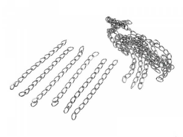 20 extension chains - dark silver-coloured 20 extension chains - dark silver-coloured
