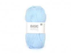 Acheter Laine "Basic acrylic" - bleu ciel 008 - 3,30 € en ligne sur La Petite Epicerie - Loisirs créatifs