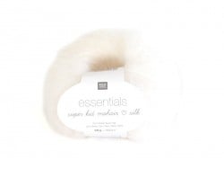 Acheter Laine "Essentials Super Kid Mohair Silk" - blanc 001 - 8,49 € en ligne sur La Petite Epicerie - Loisirs créatifs