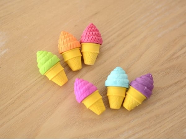 Acheter 6 gommes glaces - 4,99 € en ligne sur La Petite Epicerie - Loisirs créatifs