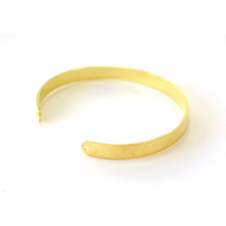 Acheter Bracelet manchette dorée percée - 6 mm - 2,49 € en ligne sur La Petite Epicerie - Loisirs créatifs