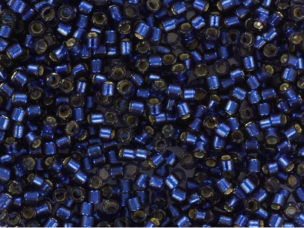 Miyuki Delicas 11/0 - bleu marine à inclusion argentée 2191 Miyuki - 1 Miyuki Delicas 11/0 - bleu marine à inclusion argentée 2191 Miyuki - 1