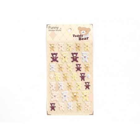 Acheter Stickers fantaisies - teddy bear - 2,95 € en ligne sur La Petite Epicerie - Loisirs créatifs