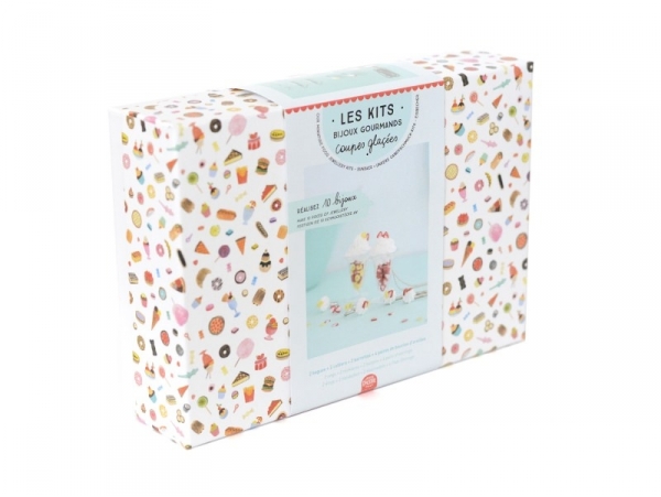 DIY kit - Mes bijoux gourmands - Ice-cream sundae DIY kit - Mes bijoux gourmands - Ice-cream sundae