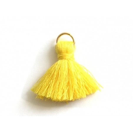 Acheter Pendentif pompon - jaune - 0,59 € en ligne sur La Petite Epicerie - Loisirs créatifs