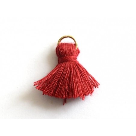Acheter Pendentif pompon - rouge bordeaux - 0,59 € en ligne sur La Petite Epicerie - Loisirs créatifs